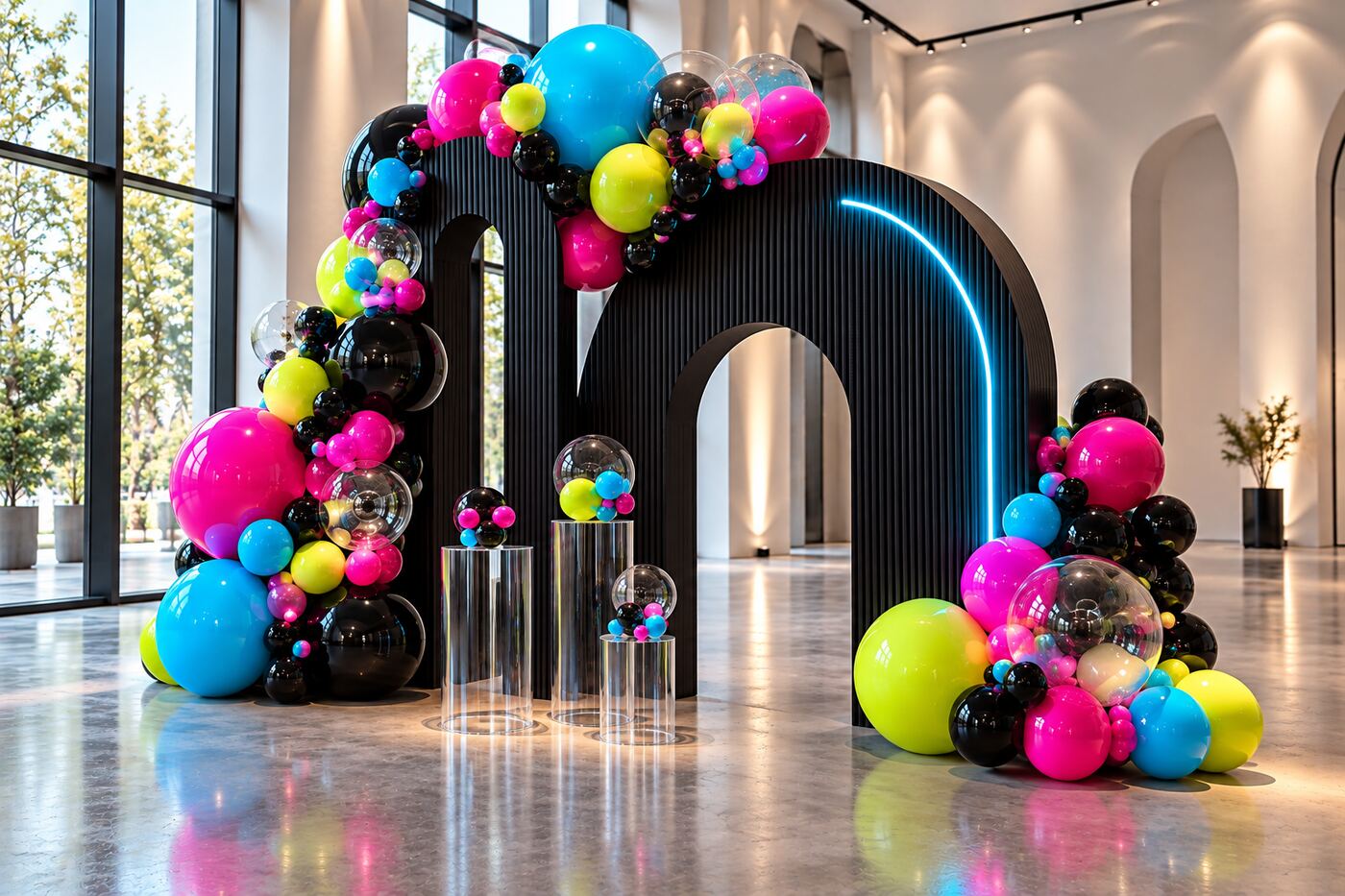 Electric Afterglow — Right three-quarter full installation