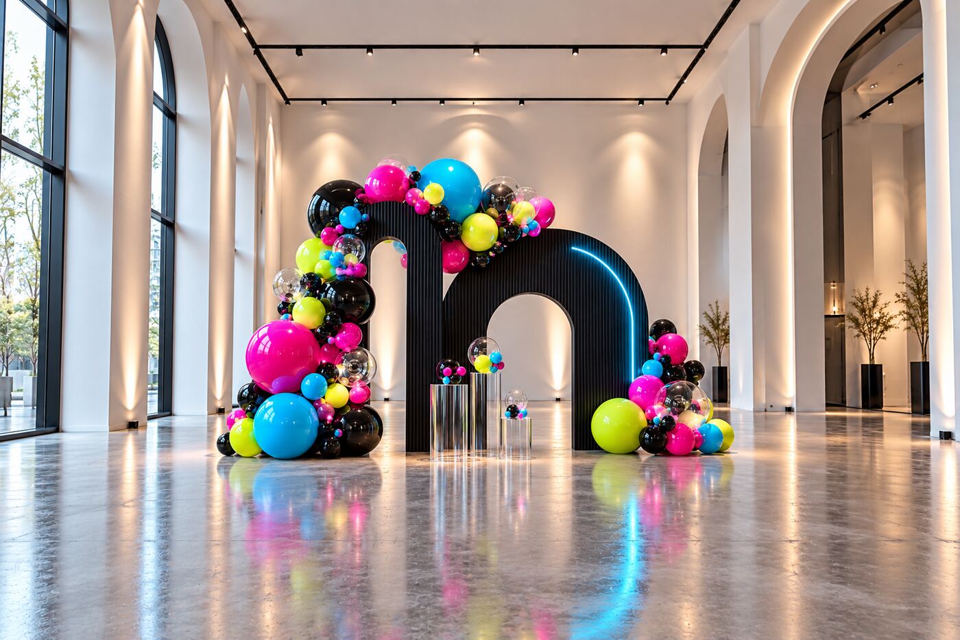 Electric Afterglow — Wide venue context