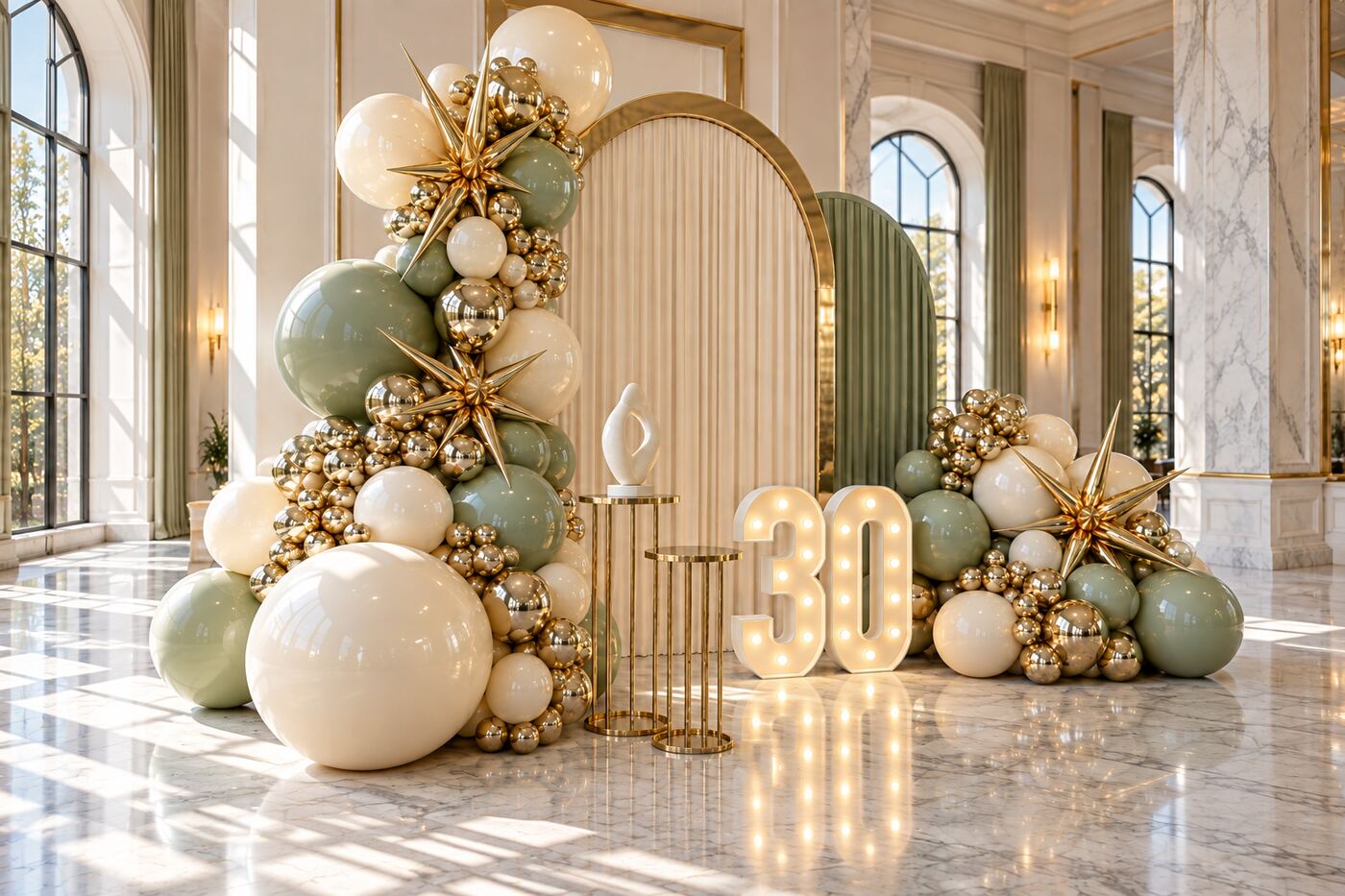 The Gilded Hour — Left three-quarter full installation
