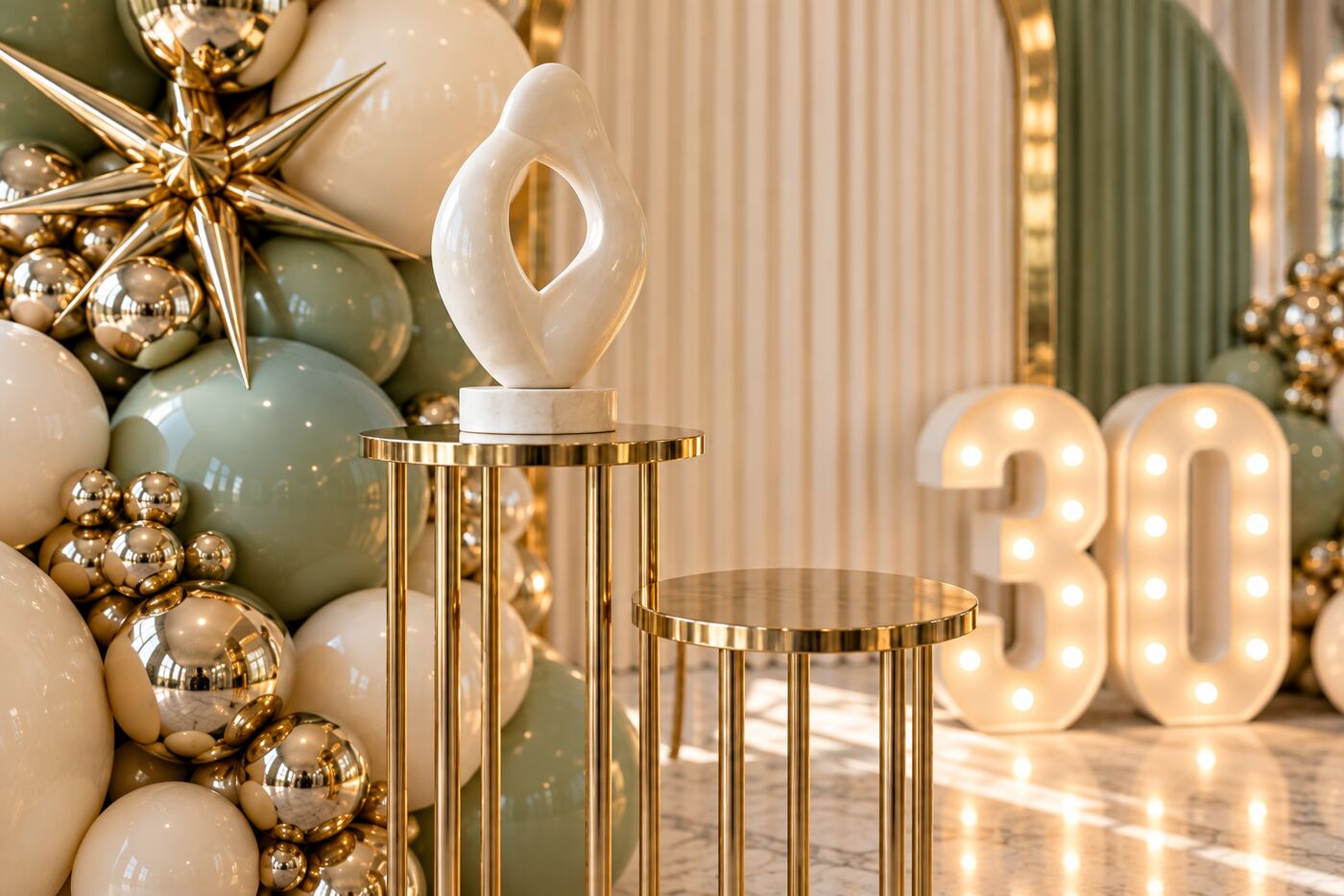The Gilded Hour — Featured materials and prop detail