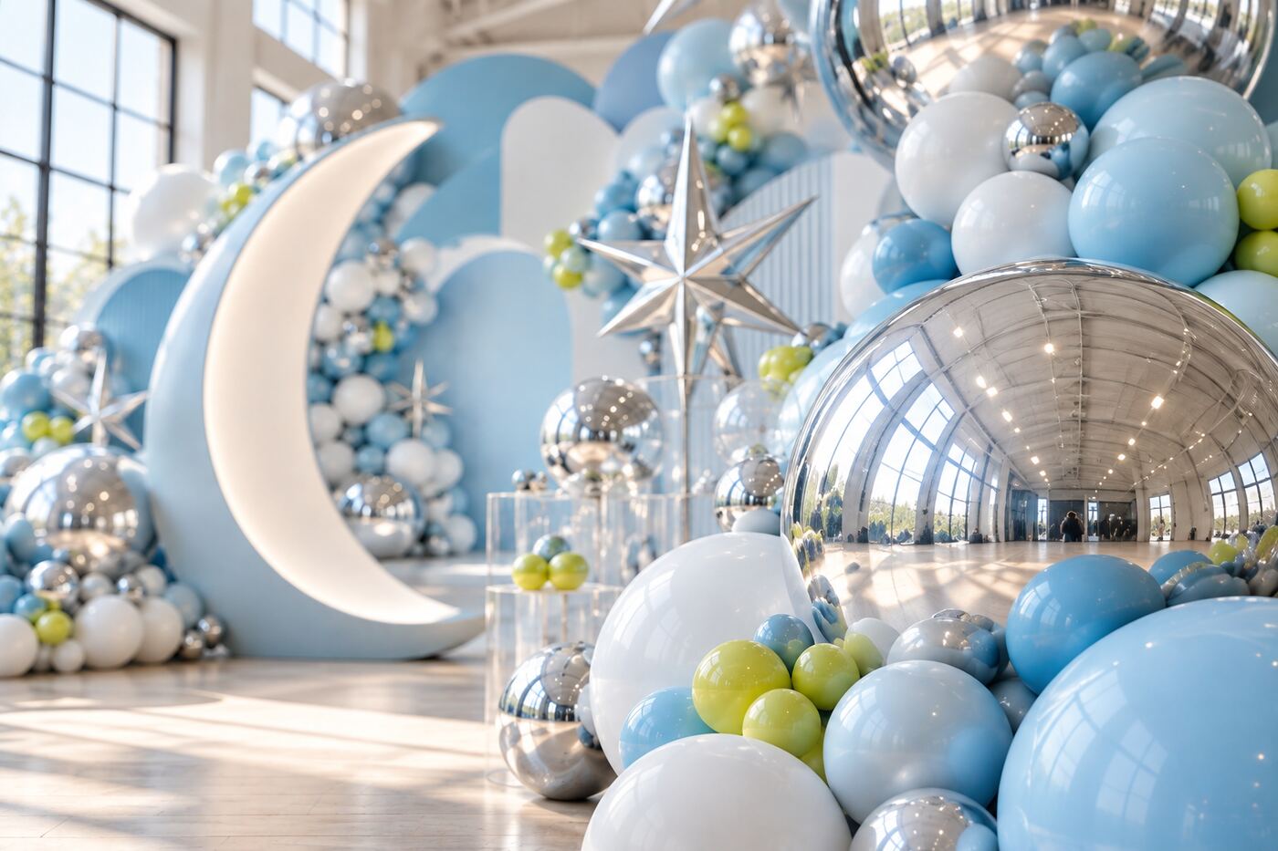 Little Orbit — Close-up of glossy balloon layers