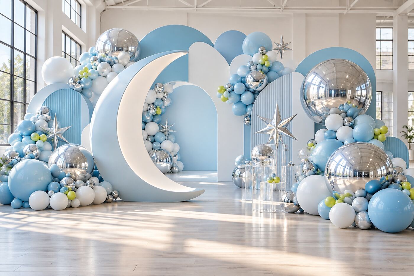 Little Orbit — Cover view of the complete installation